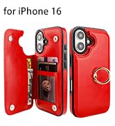 onetop wallet case for iphone 16 with ring holder