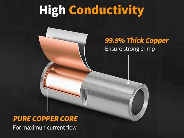 Excellent conductivity