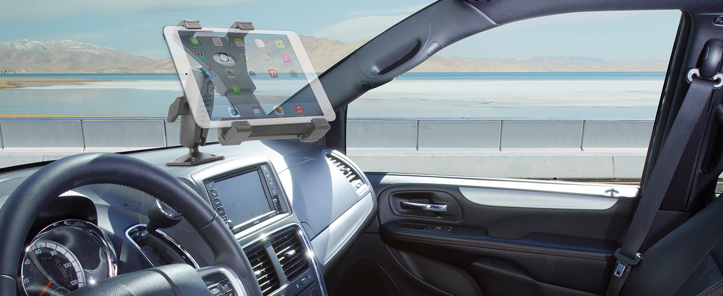 Tablet Mount on Dashboard