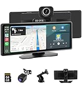 9.26" Portable Wireless Carplay Car Stereo, HD Touchscreen for Car with Apple CarPlay &amp; Android A...