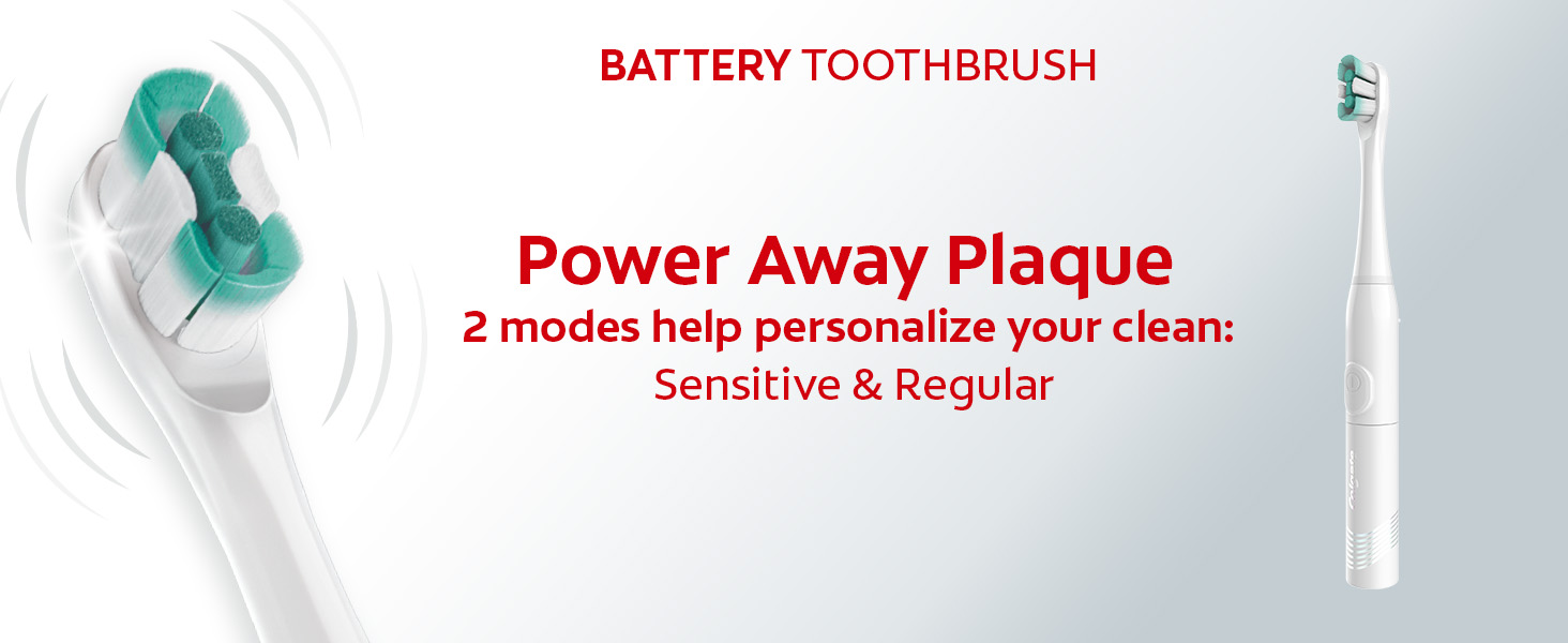 colgate total, battery, toothbrush