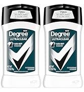 Degree Men UltraClear Antiperspirant Deodorant Black+White 2 Count 72-Hour Sweat &amp; Odor Protectio...