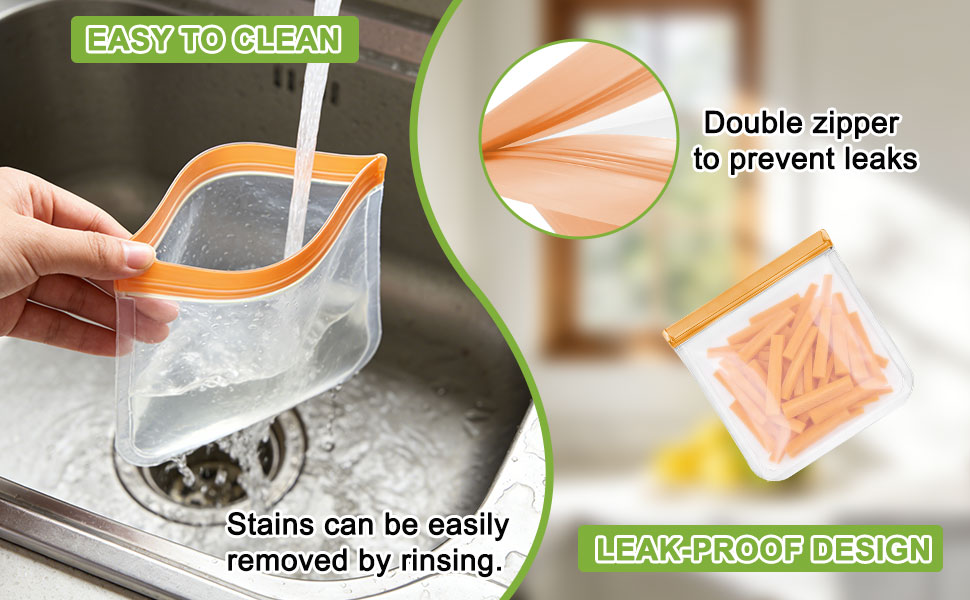 Silicone Bags for Food Storage