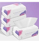 Disposable Face Towel 400 Count, Soft Cotton Face Clean Towels, Dry Wipes Facial Cloths Towelette...