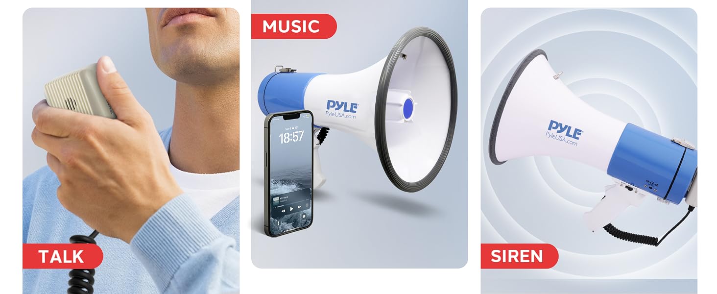Megaphone Megaphone speaker Megaphone for teachers Bullhorn megaphone megaphone rechargeable