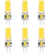 Edearkar G4 LED COB Light Bulbs Warm White 3000K 12V JC Bi-Pin Base, 5W Equivalent to 50W Halogen...