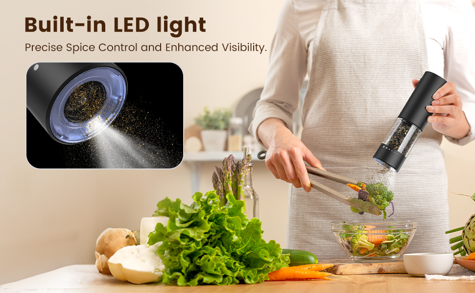 electric salt and pepper shakers