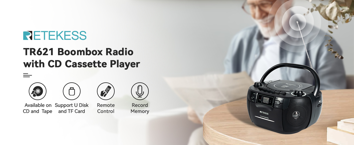 CD and Cassette Player