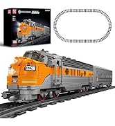 Mould King 12018 Train Building Block Kits, MOC EMD F7 Internal Combustion Locomotive Model Build...