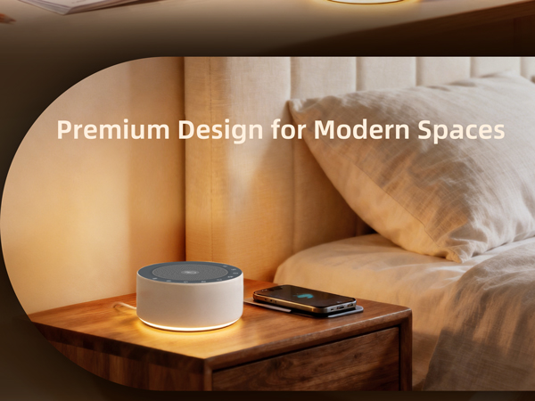Kipcush White Noise Machine with Night Light