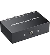 PROZOR 2(1)-in-1(2)-Out Amp Amplifier Speaker Switcher Selector, 2-Way Speaker switcher selector ...
