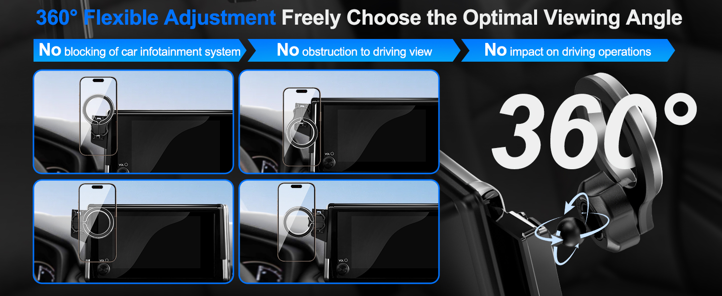 phone car holder magnetic rav4