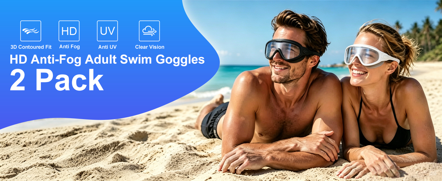 1 Adult swim goggle