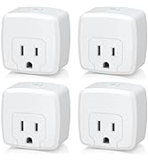 HBN Smart Plug Mini 15A, WiFi Smart Outlet Works with Alexa, Google Home Assistant, Remote Contro...