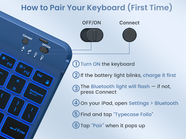 ipad a16 cover with keyboard