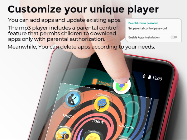 bluetooth mp3 music player