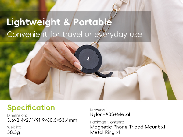 magnetic phone tripod mount