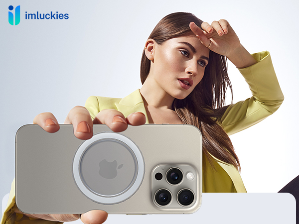 imluckies Magnetic Base for PopSocket Grips and MagSafe Case