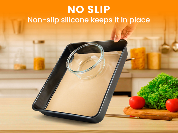 Non slip silicone mat for kitchen Counter countop mat placemat