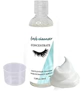 ALLGLAM 100ml Lash Shampoo Concentrate- Eyelash Extension Cleanser for Home &amp; Salon Use, Gentle F...
