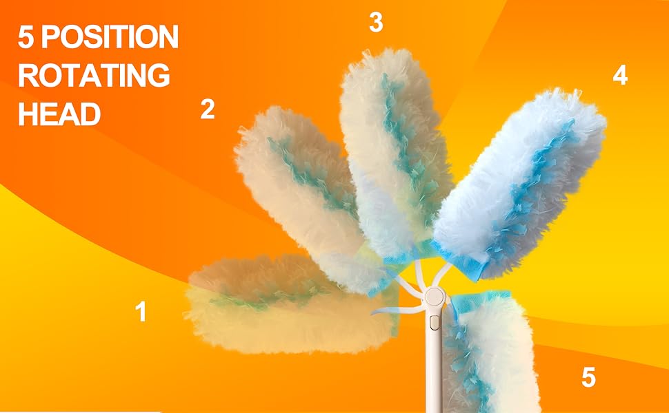 5 position rotating head