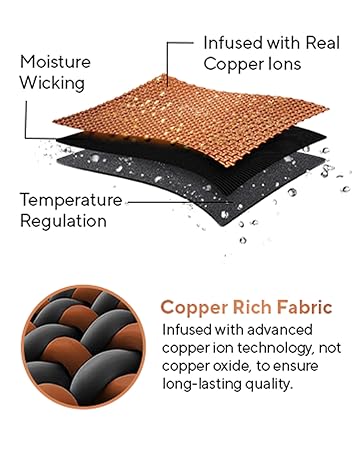 Copper back brace lumber support