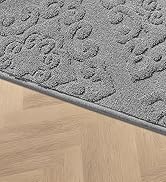 COSY HOMEER Door Mat Absorbent Dirt Trapper Entryway Rugs,Non-Slip Welcome Mat,Washable E...