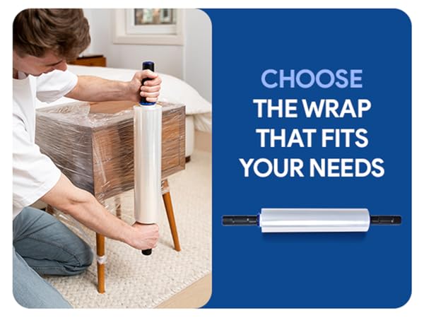 moving storage stretch film wrap 1500 feet 80 gauge bubble wrap boxes 5 inch