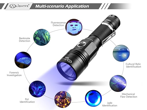 UV Flashlight 365nm
