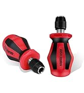 Geinxurn Magnetic 2PC Mini Changeable Head Manual Screwdriver Holder, Quick Change&amp;Release 1/4” H...