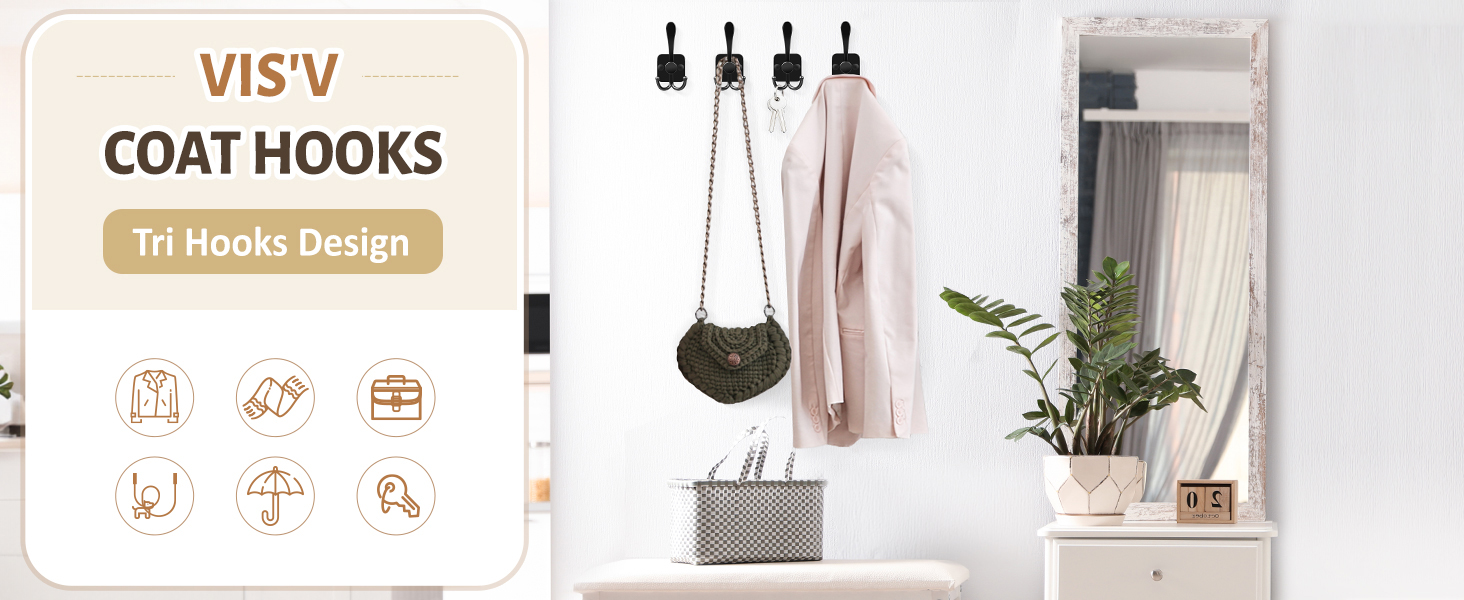 tri coat hooks