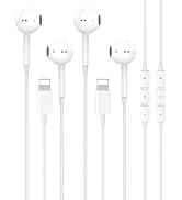[Apple MFi Certified] Wired Earbuds for iPhone, 2Pack Lightning Headphones/Earphones Wired with B...