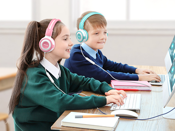 School Headphones with Microphone