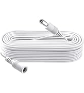 Security-01 DC 12V Power Extension Cable for CCTV Security Camera DVR Standalone, 33FT(10m) DC Ex...