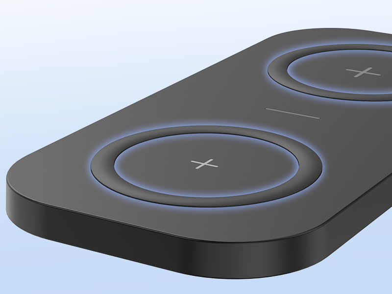 TAMOXI 2 in 1 Dual Wireless Charging Pad