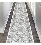 Pauwer Long Hallway Runner Rug 2'x10', Boho Washable Runner Rugs with Rubber Backing, Non Slip Ca...