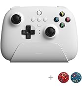8BitDo Ultimate 2.4g Wireless Controller with Charging Dock, Pro Gamepad with Back Buttons & Turb...