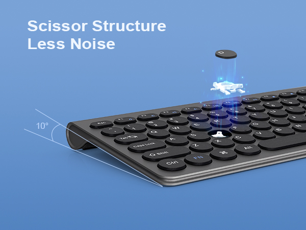 silent design, less noise