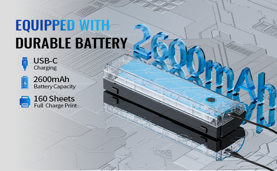 Inkless Thermal Printer 8.5&amp;#34; x 11&amp;#34;&amp;amp; A4 Size