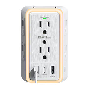 USB Wall Charger Surge Protector