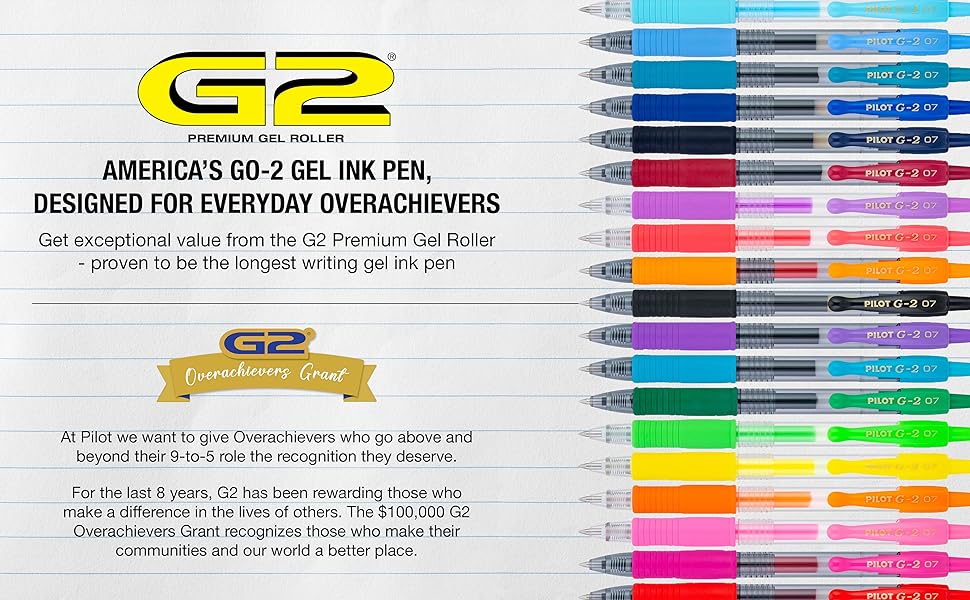 America&amp;#39;s Go-2 Gel Ink Pen, Designed for Everyday Overachievers