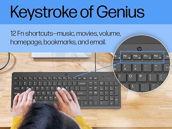 A+ PR - HP 150 Wired Mouse and Keyboard (Elephanta Combo) - B09Y2KDJXY