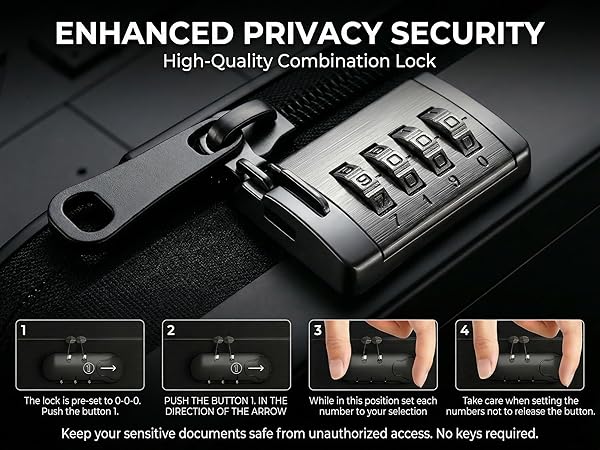 multi layer document organizer with zipper compartments