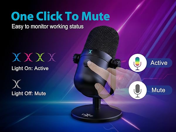 one click to mute
