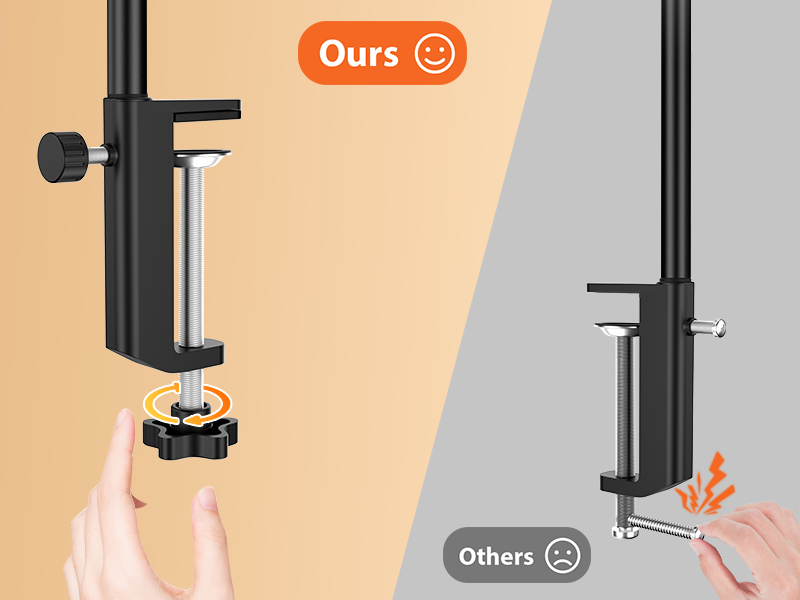 Clamp on lamp