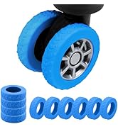 10PCS Luggage Wheel Protector, Silicone Luggage Wheel Covers for 2-2.4" Suitcases Spinner Wheel,U...
