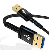 USB to USB Cable, USB 2.0 A to A Male to Male Cable Double End Type A Wire High Speed Data Transf...