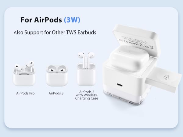 TACOSO 3 in 1 wirless charging station apple 