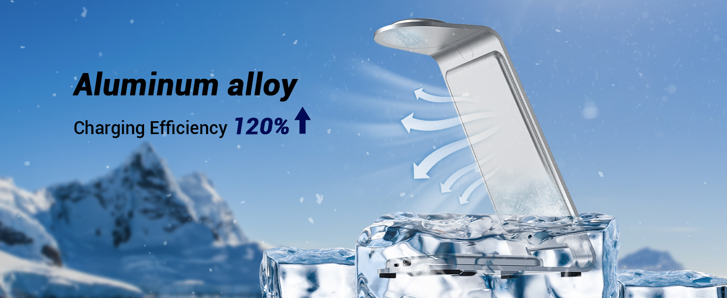 3 in one charger iphone watch and airpods