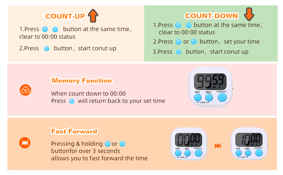 kitchen timers for cooking